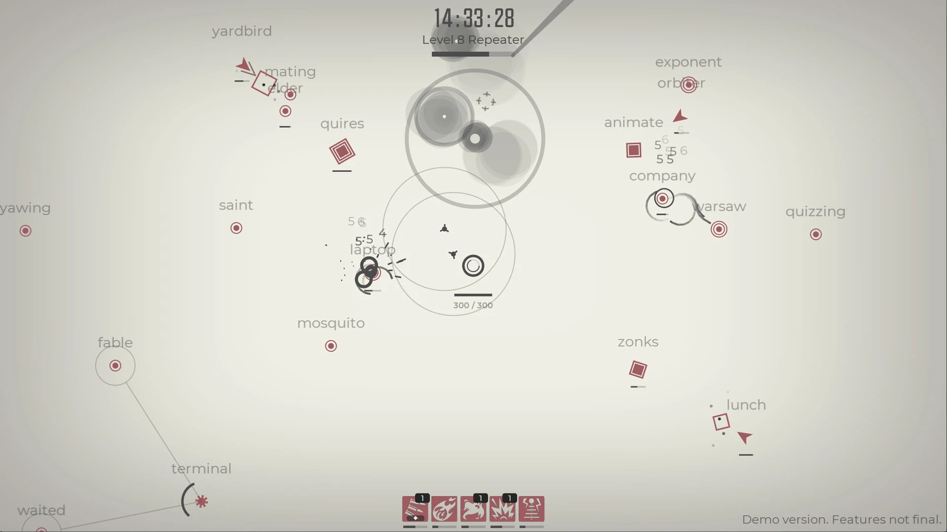 Glyphica: Typing Survival mac游戏 screenshot-0