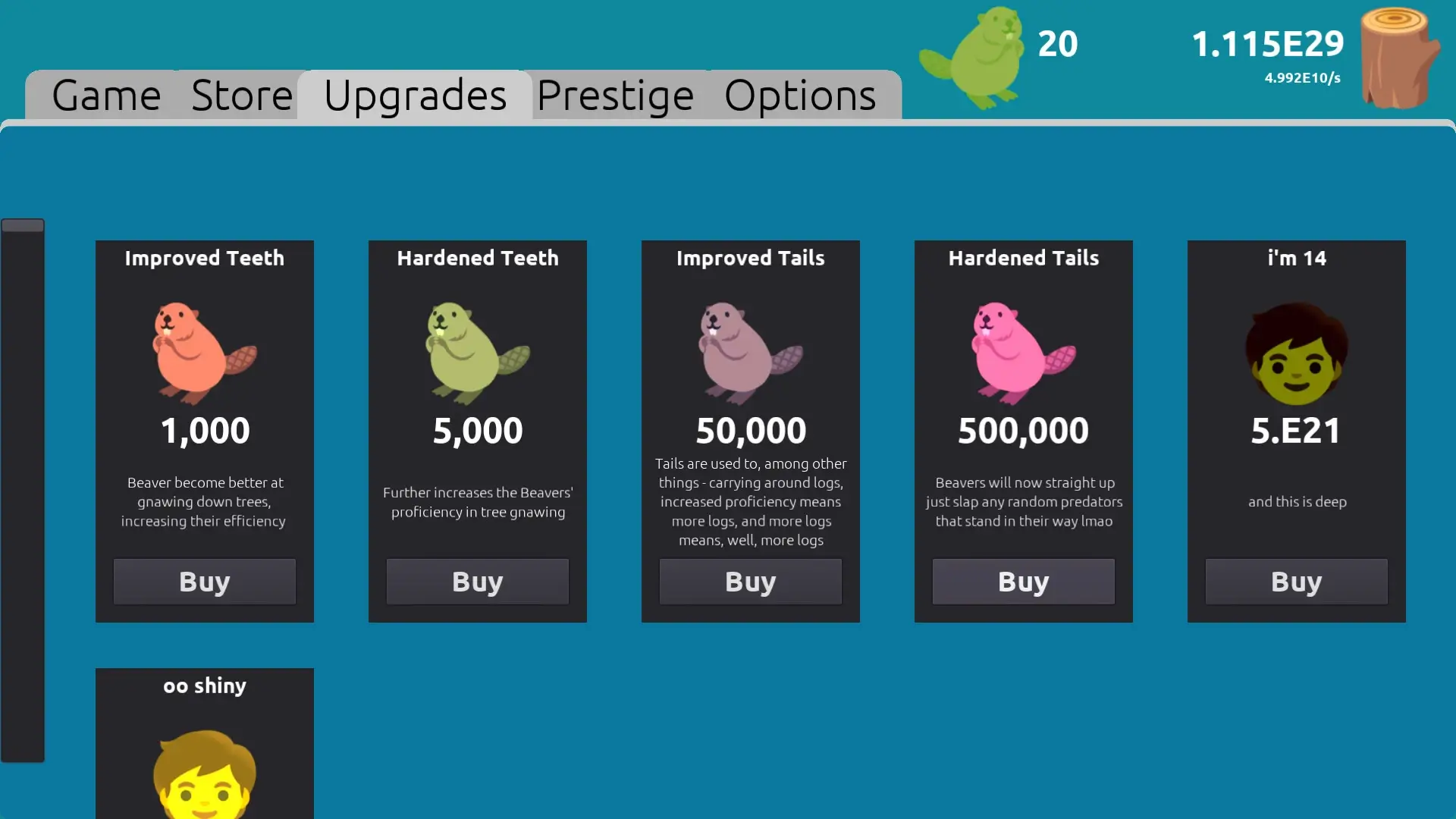 Beaver Clicker mac游戏 screenshot-0