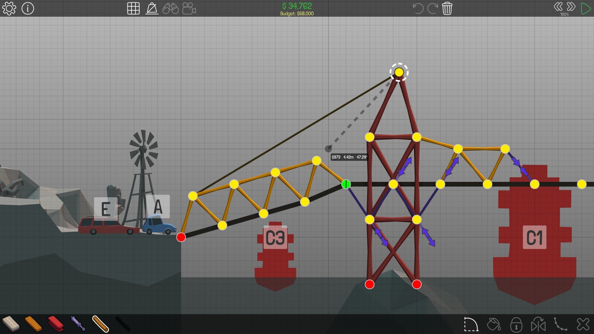 Poly Bridge mac游戏 screenshot-0