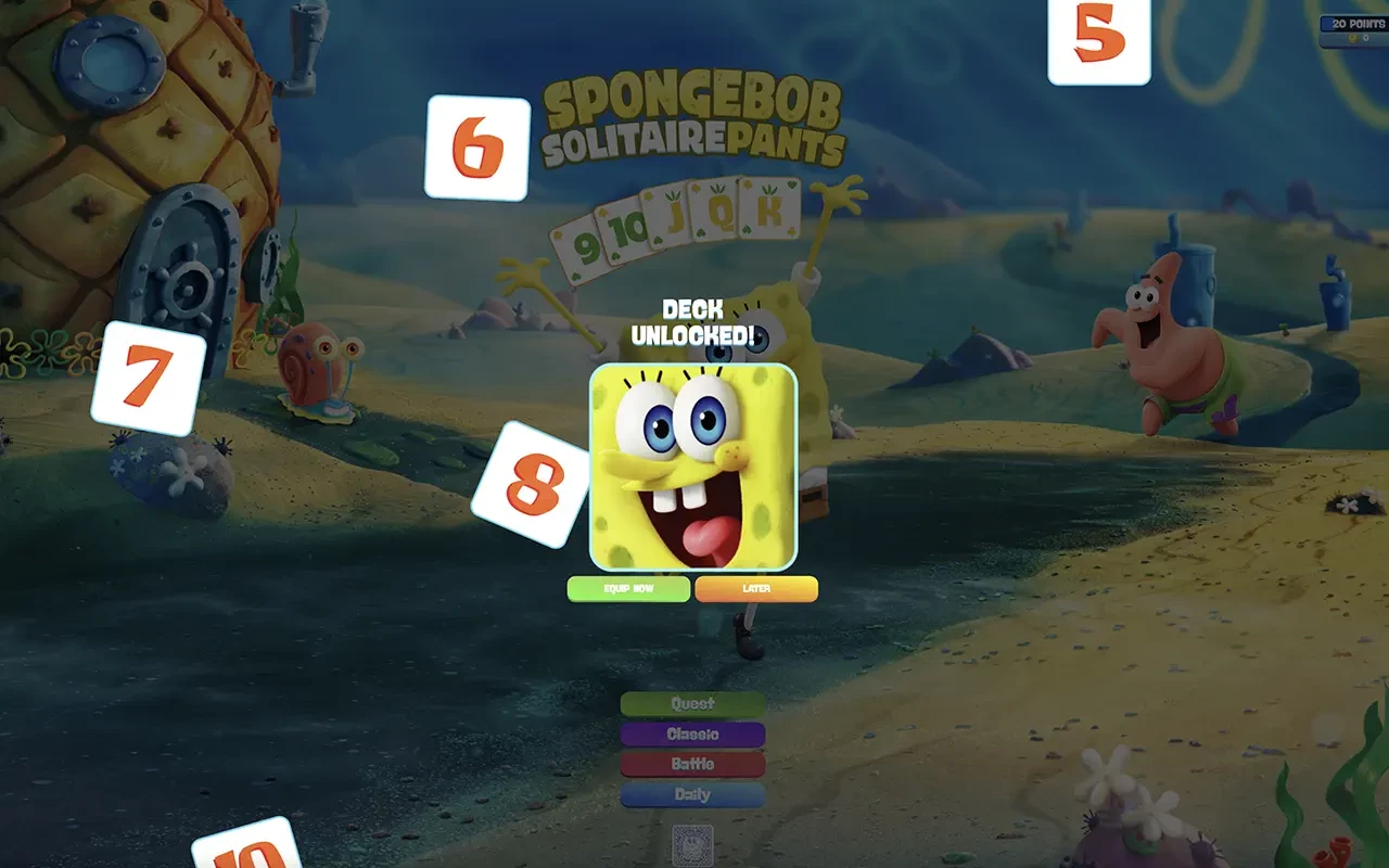 SpongeBob SolitairePants mac游戏 screenshot-4