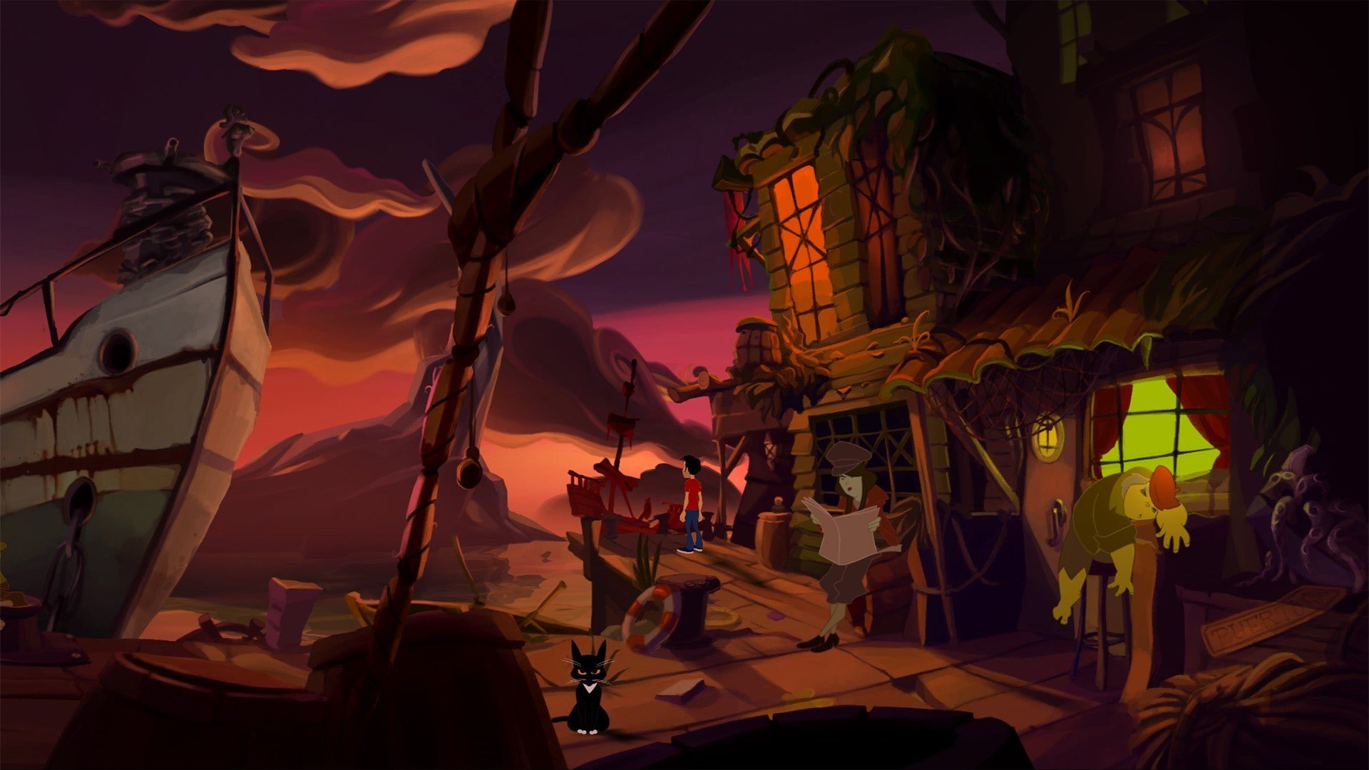 Gibbous - A Cthulhu Adventure mac游戏 screenshot-2