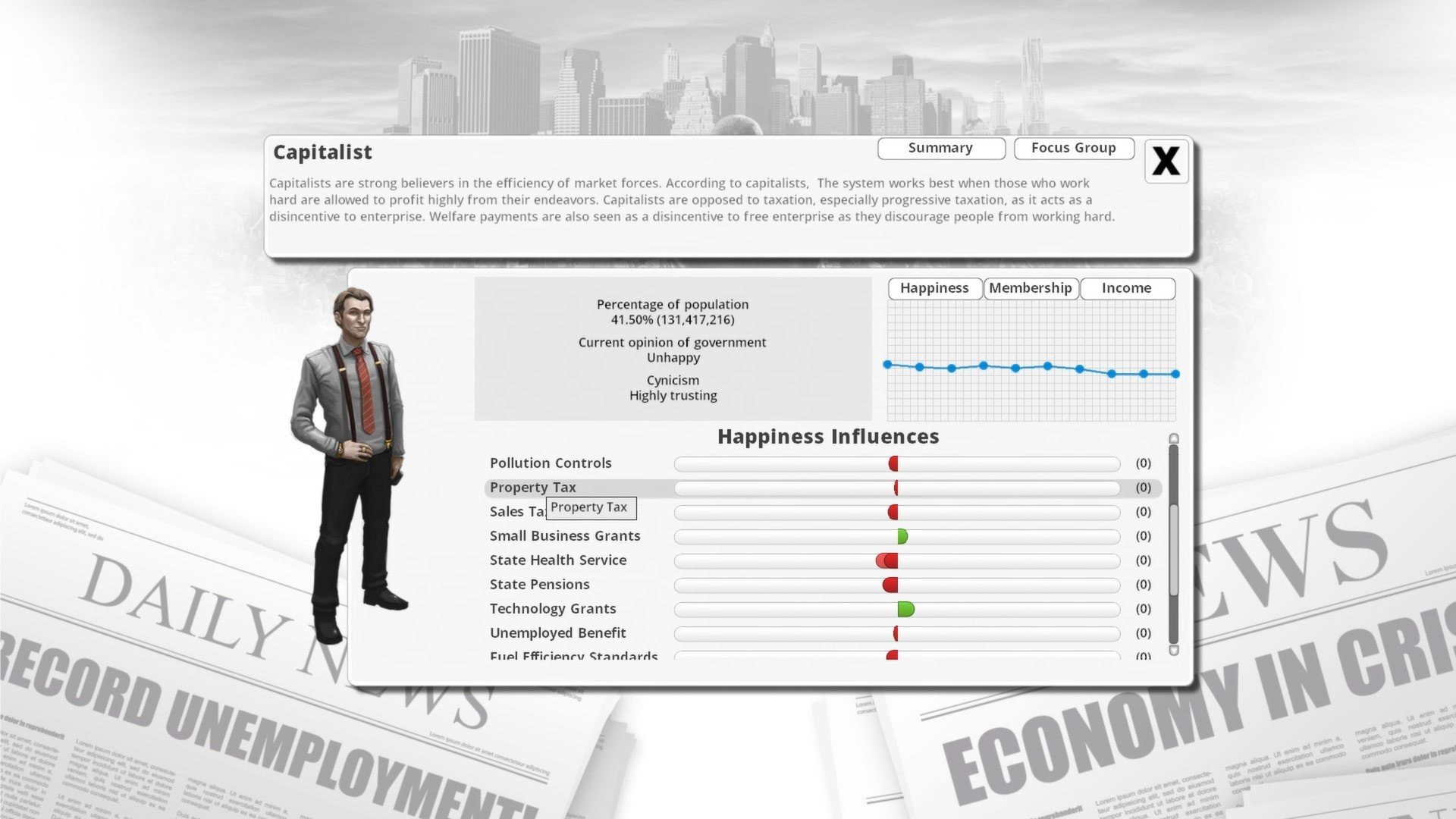 Democracy 3 mac游戏 screenshot-0