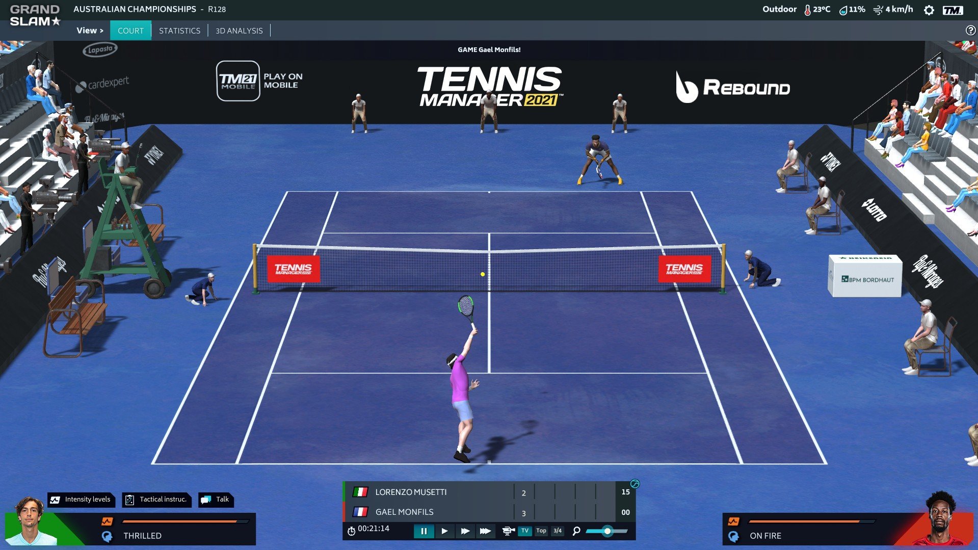 Tennis Manager 2021 mac游戏 screenshot-0