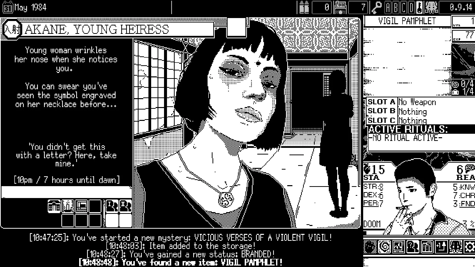 WORLD OF HORROR mac游戏 screenshot-2