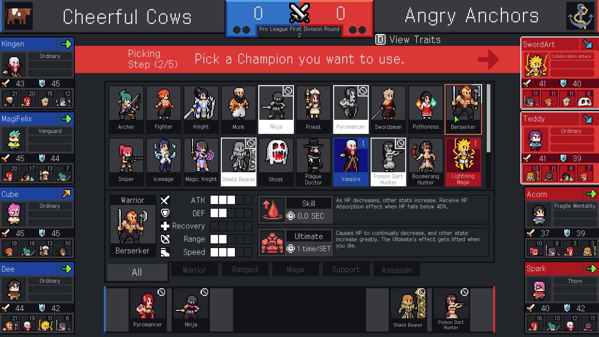 Teamfight Manager mac游戏 screenshot-1