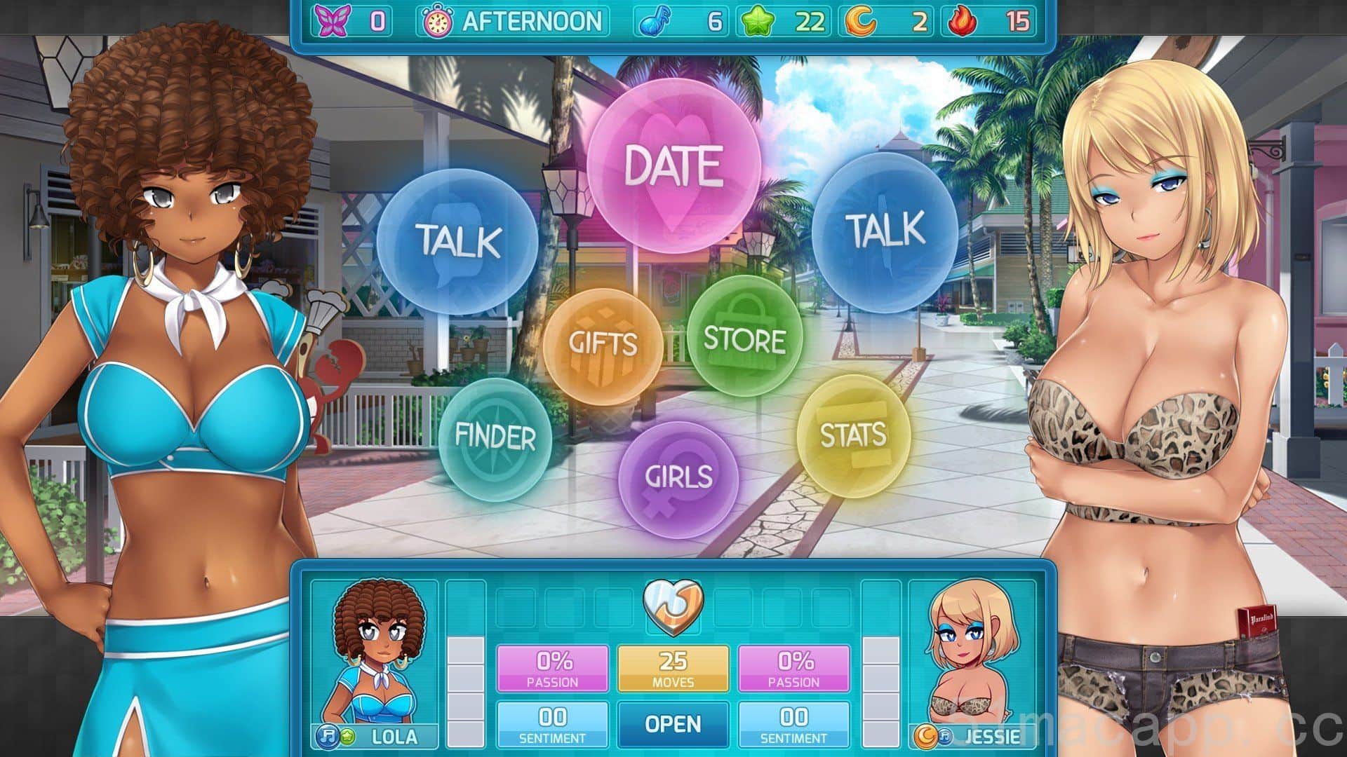 HuniePop 2: Double Date mac游戏 screenshot-0