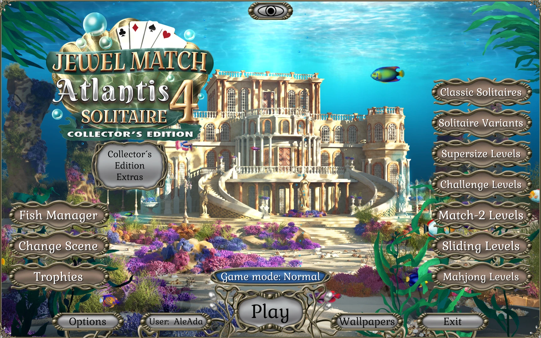 Jewel Match Solitaire Atlantis 4 Collector's Edition mac游戏 screenshot-2