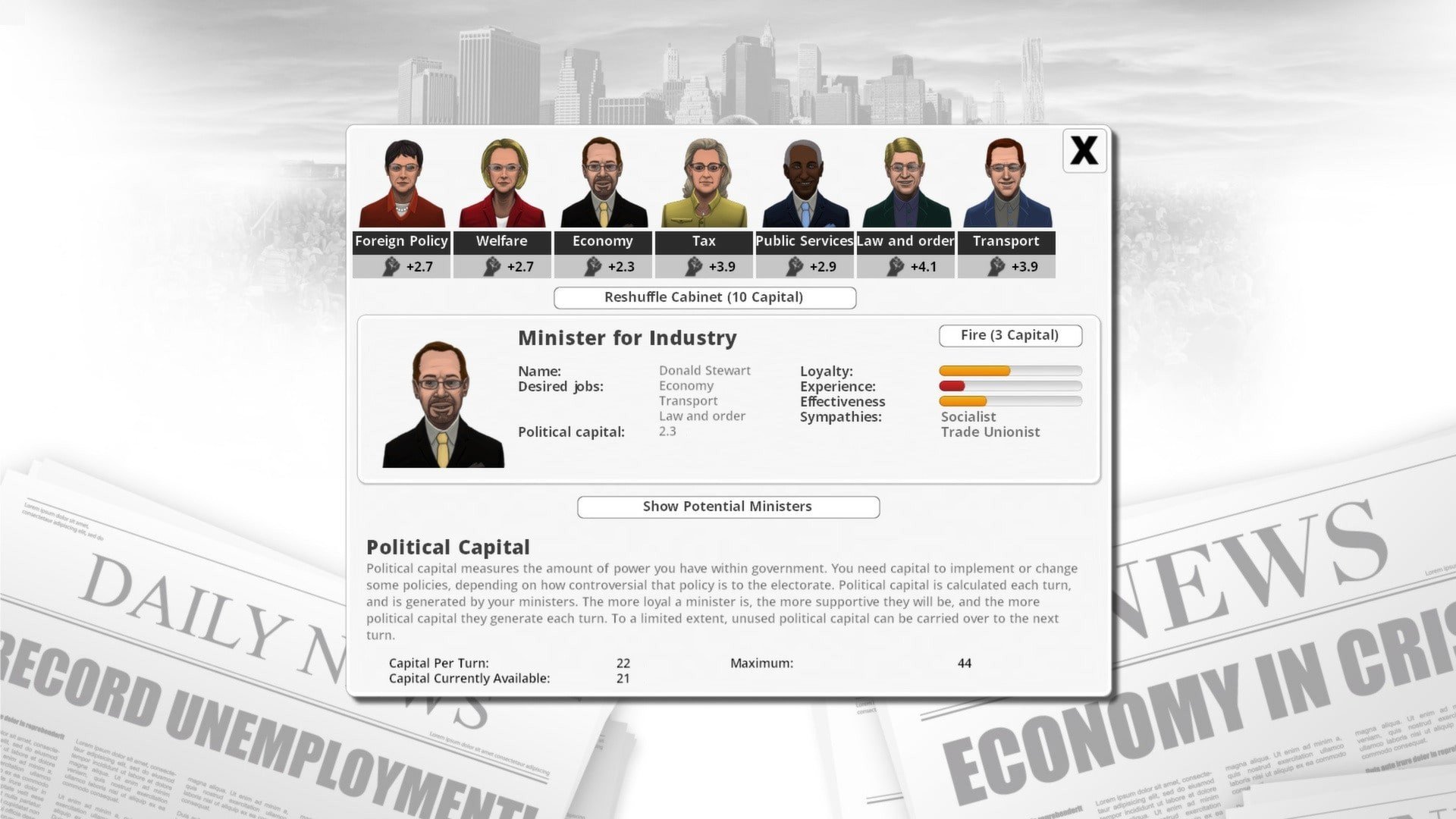Democracy 3 mac游戏 screenshot-4