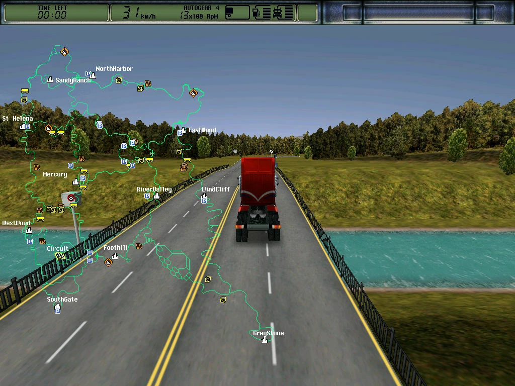 Дальнобойщики 2 (Hard Truck 2 - King of the Road) mac游戏 screenshot-2