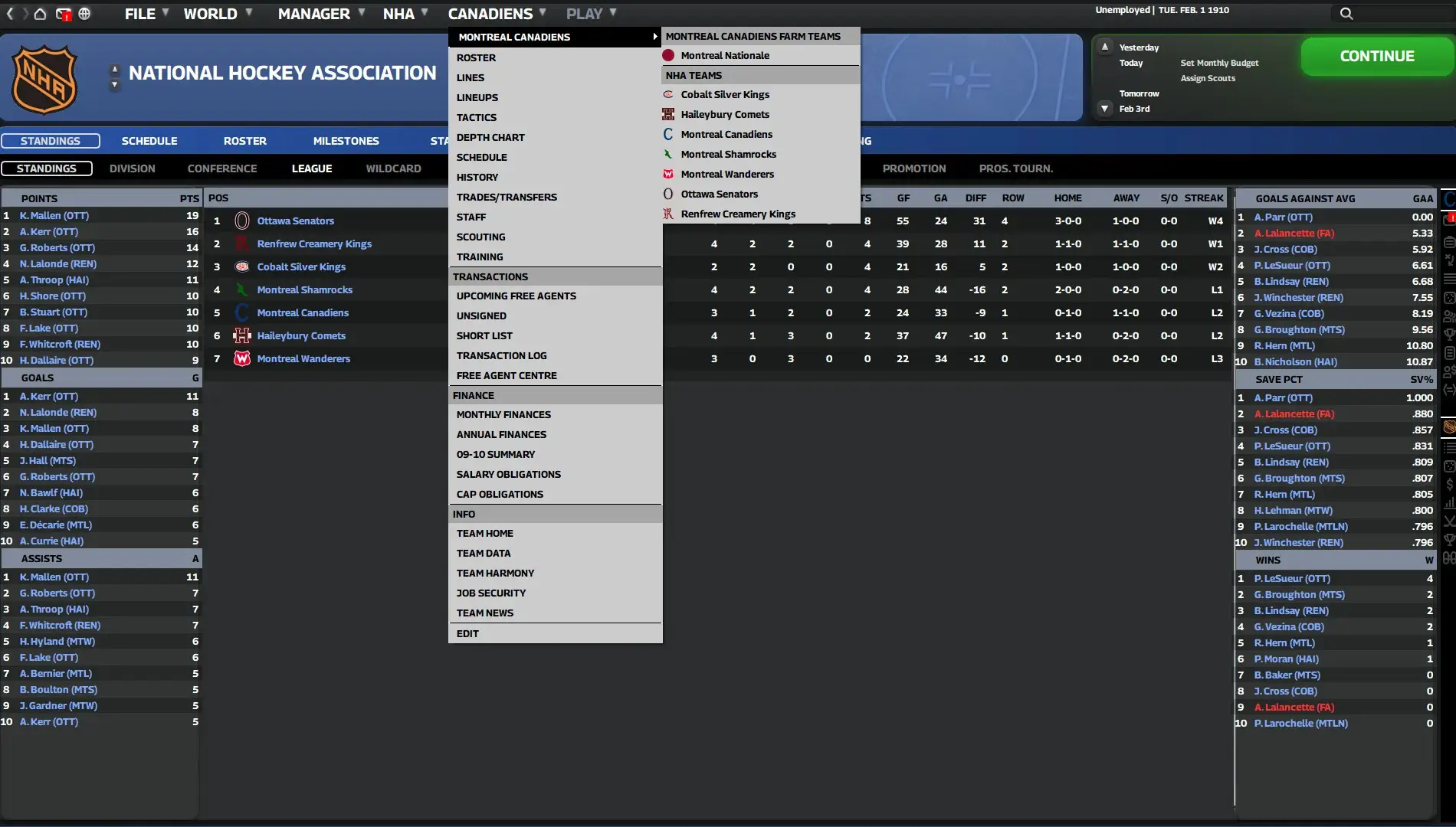 Franchise Hockey Manager 10 mac游戏 screenshot-3