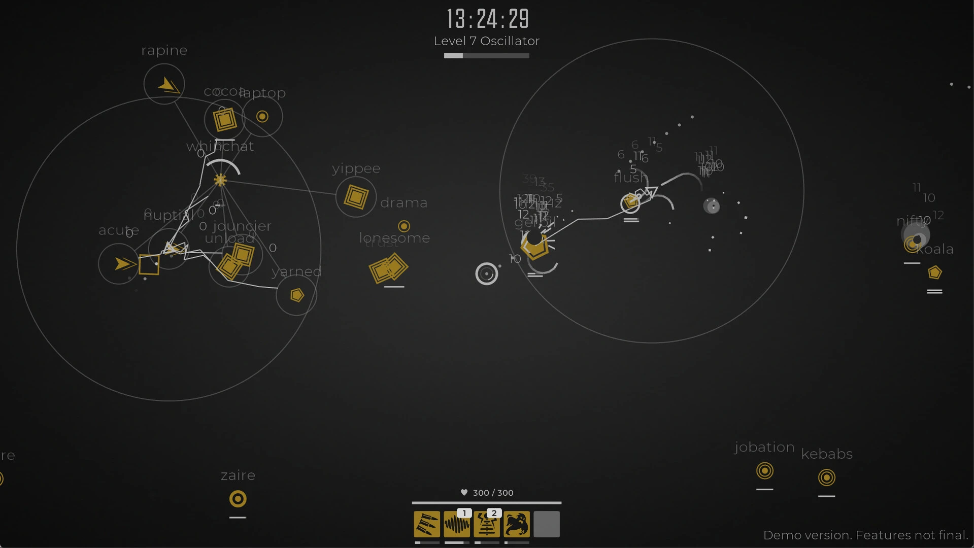 Glyphica: Typing Survival mac游戏 screenshot-1