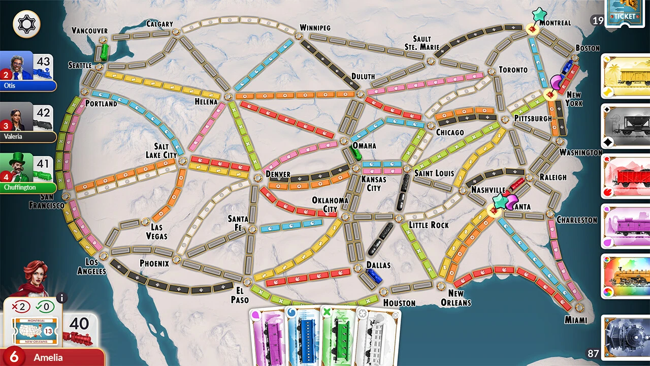 Ticket to Ride mac游戏 screenshot-1