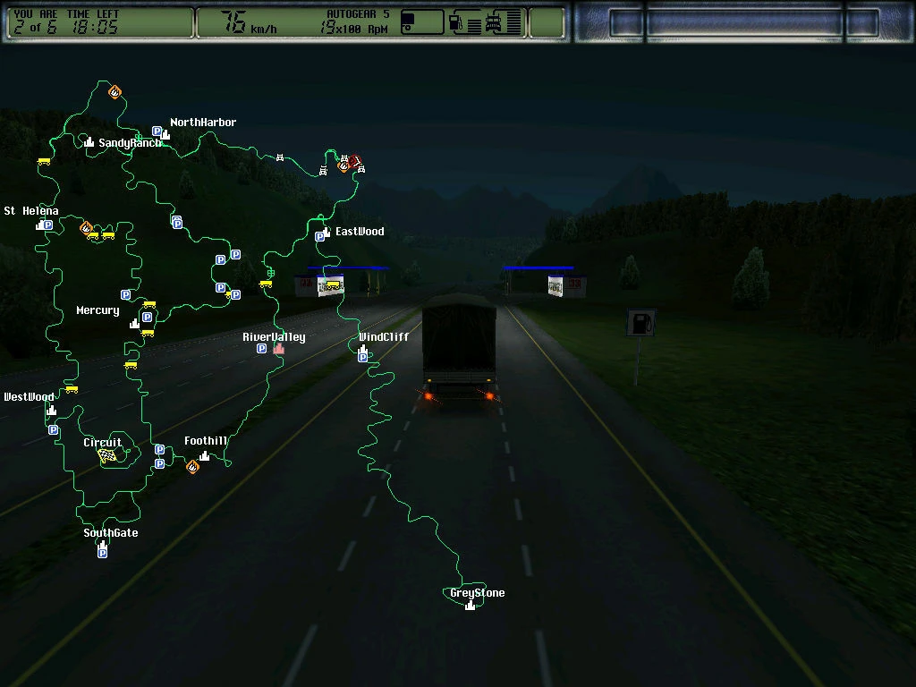 Дальнобойщики 2 (Hard Truck 2 - King of the Road) mac游戏 screenshot-6
