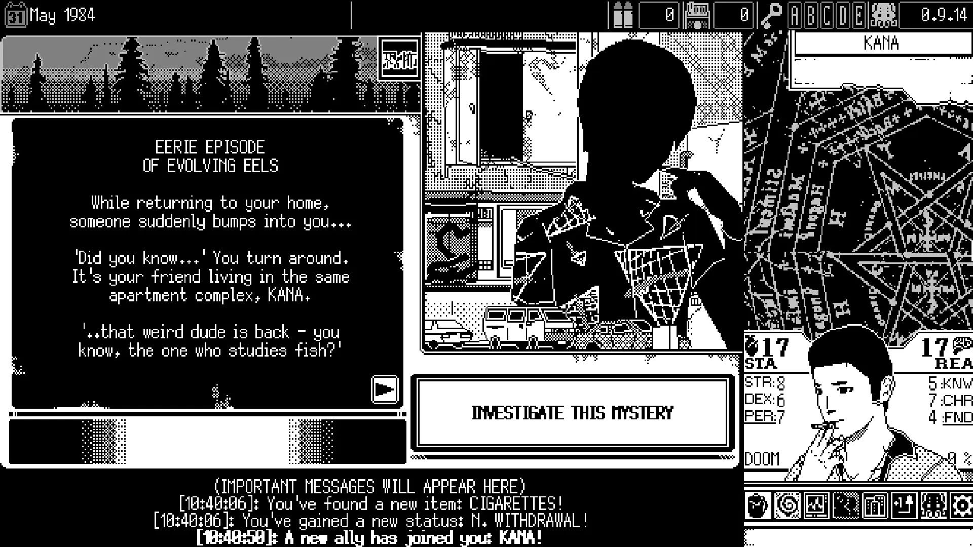 WORLD OF HORROR mac游戏 screenshot-0