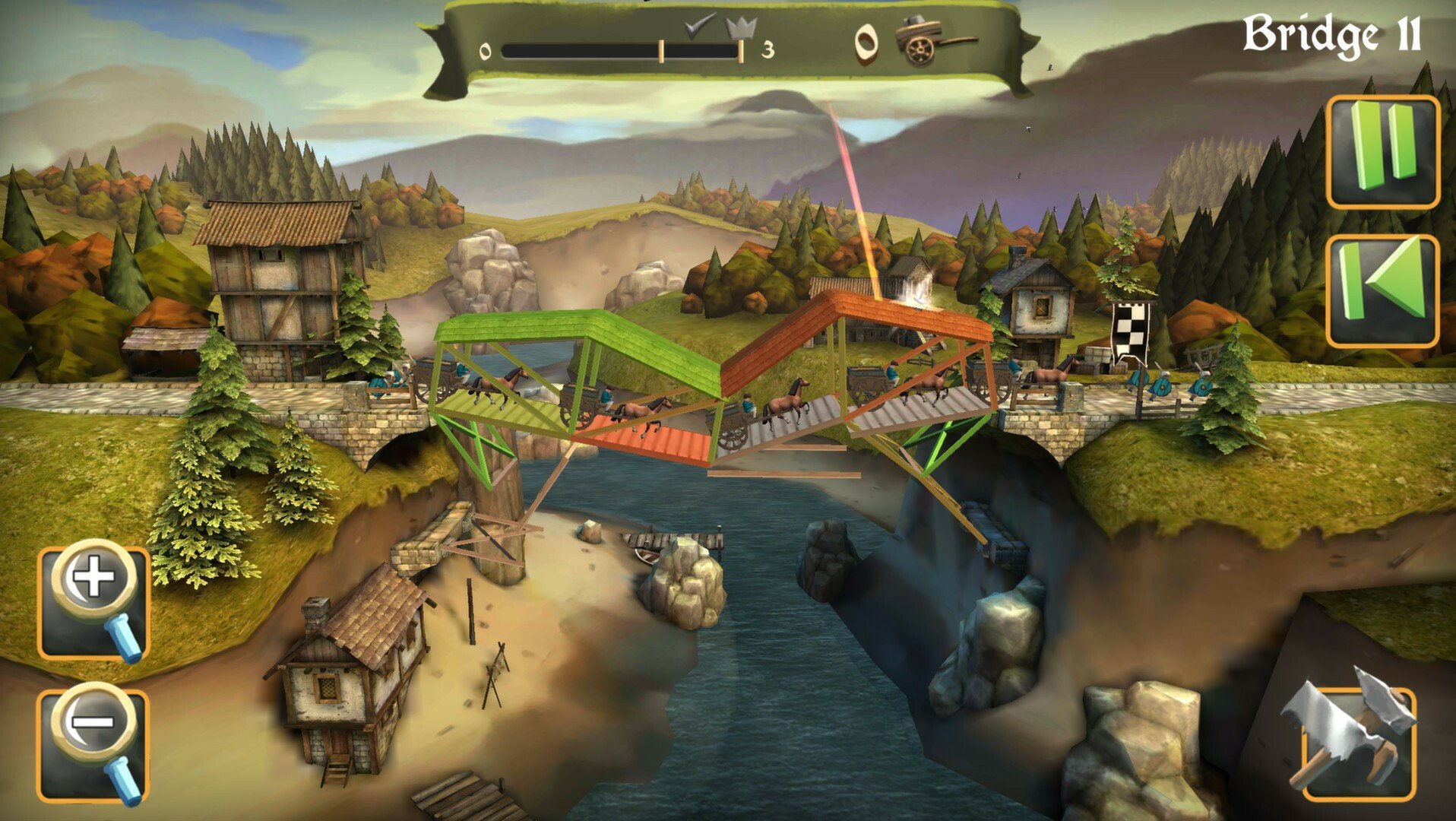 Bridge Constructor Medieval mac游戏 screenshot-1