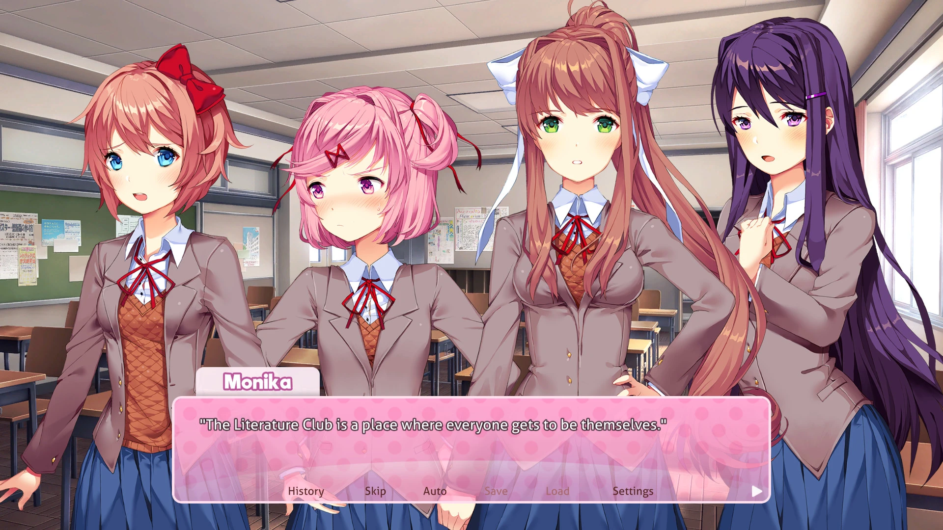 Doki Doki Literature Club Plus! mac游戏 screenshot-0