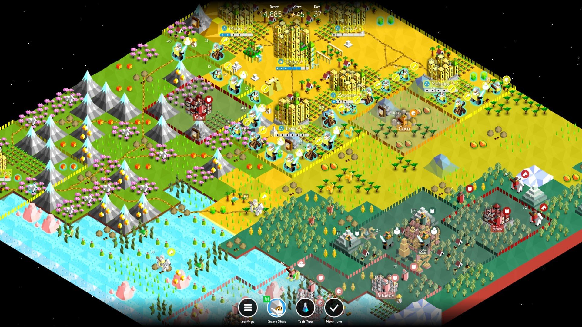 The Battle of Polytopia mac游戏 screenshot-2