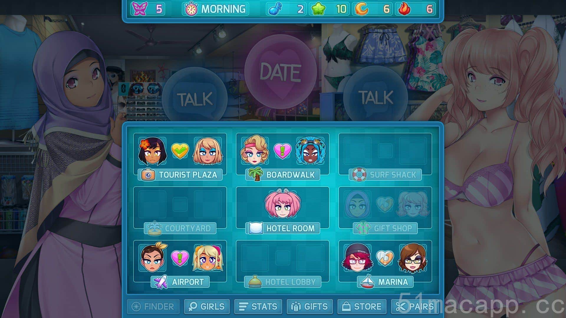 HuniePop 2: Double Date mac游戏 screenshot-2