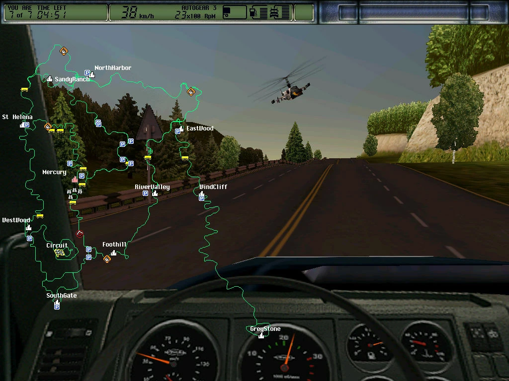 Дальнобойщики 2 (Hard Truck 2 - King of the Road) mac游戏 screenshot-4
