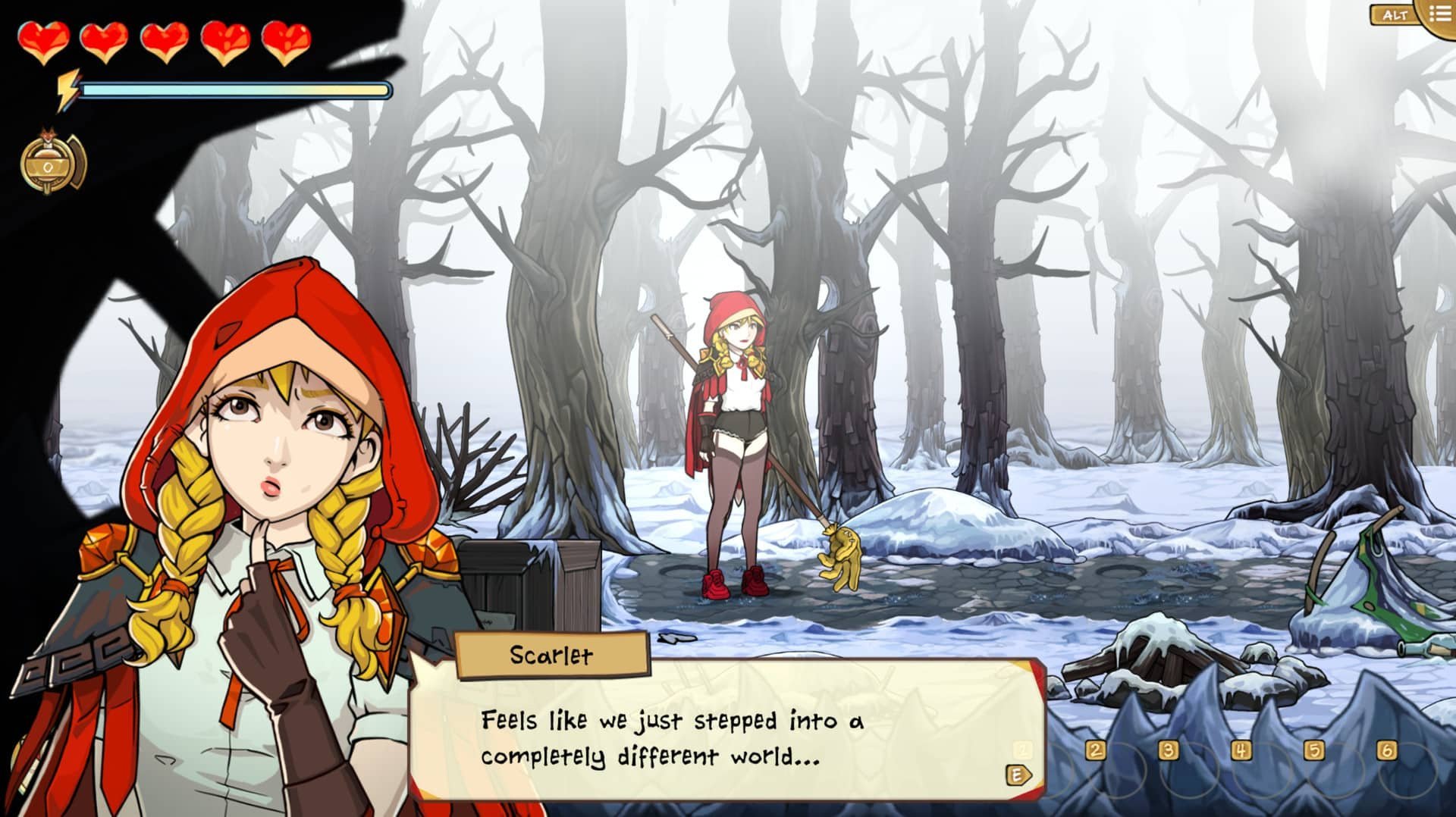 Scarlet Hood and the Wicked Wood mac游戏 screenshot-0