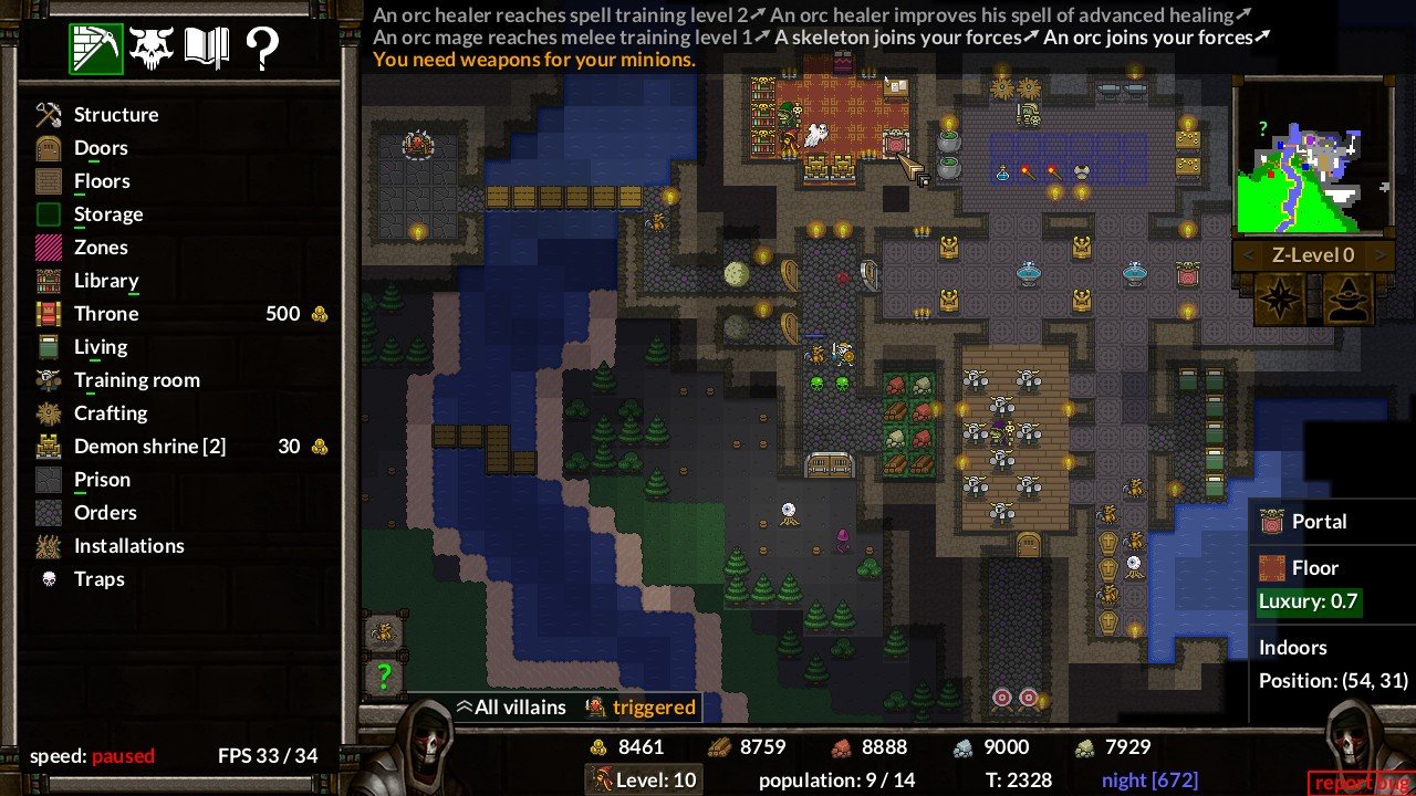 KeeperRL mac游戏 screenshot-0