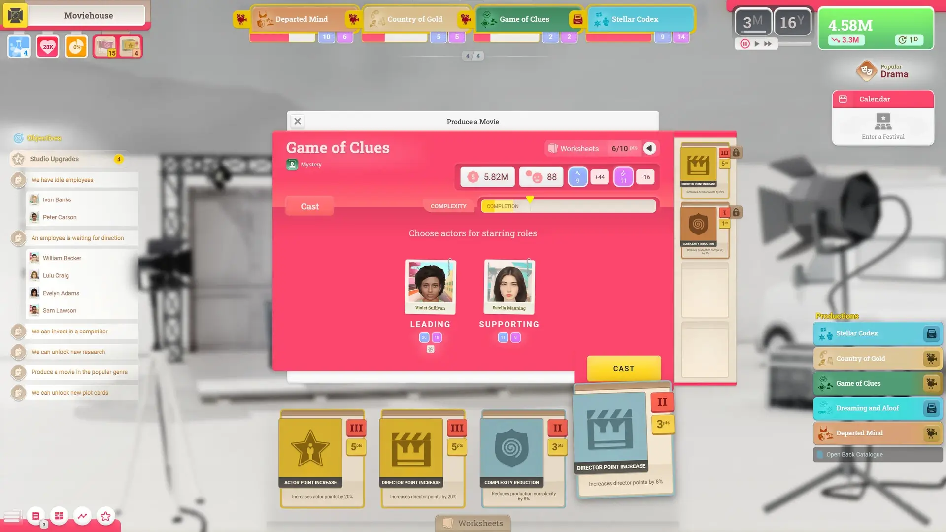 Moviehouse – The Film Studio Tycoon mac游戏 screenshot-0