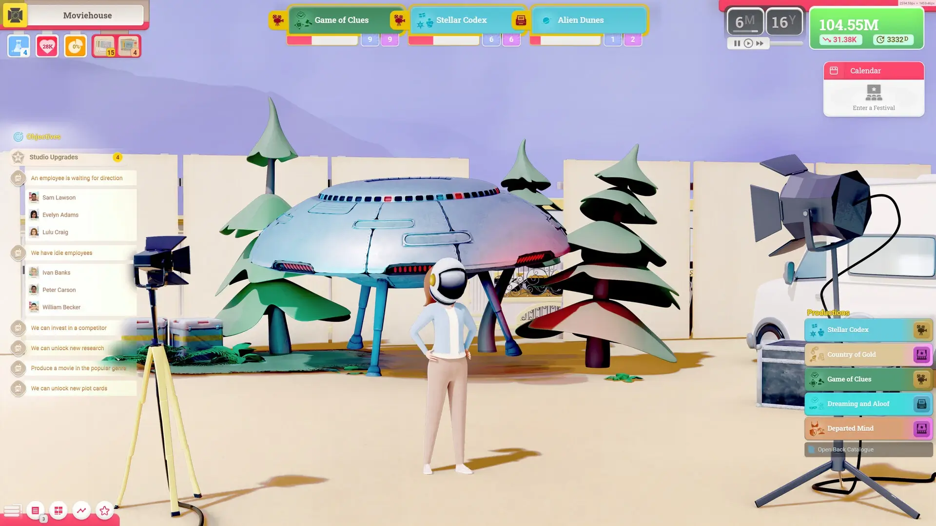 Moviehouse – The Film Studio Tycoon mac游戏 screenshot-3