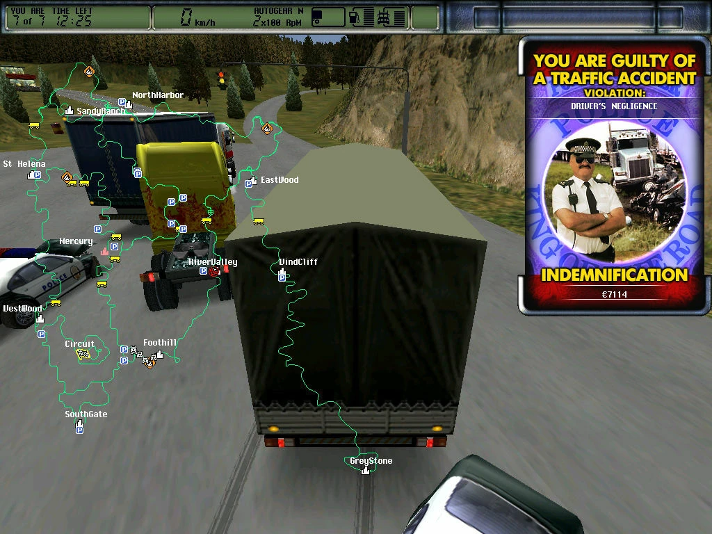 Дальнобойщики 2 (Hard Truck 2 - King of the Road) mac游戏 screenshot-5