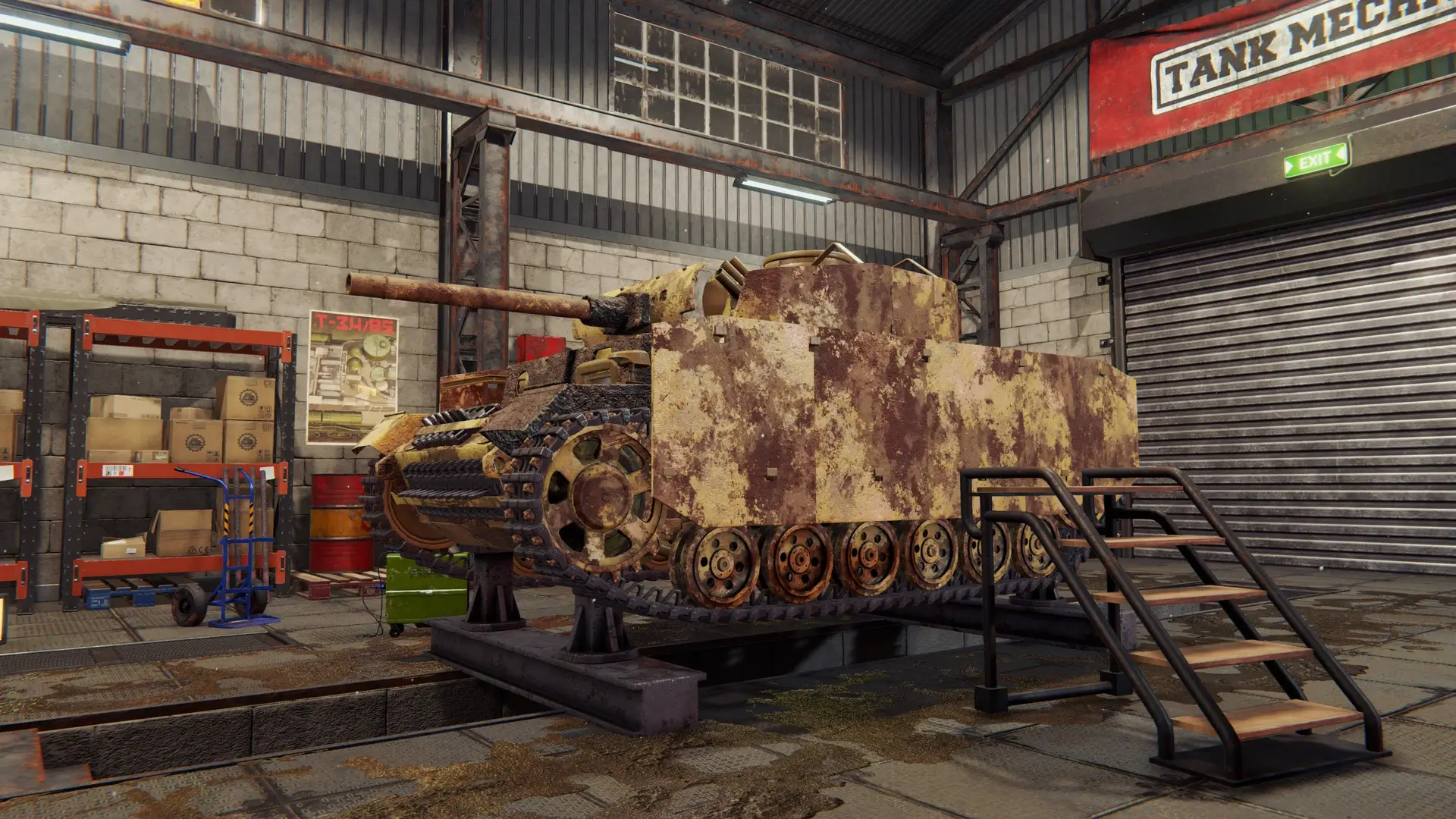Tank Mechanic Simulator mac游戏 screenshot-0