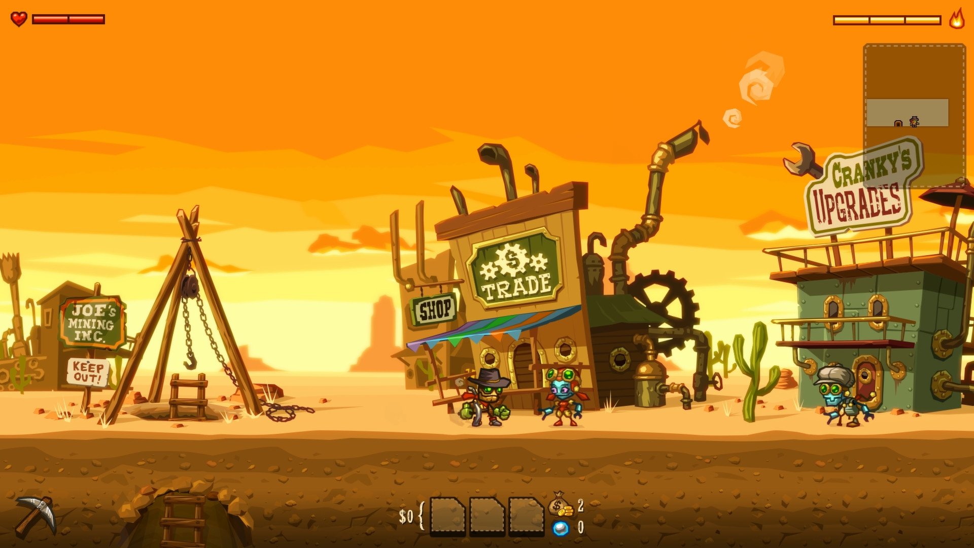SteamWorld Dig mac游戏 screenshot-0