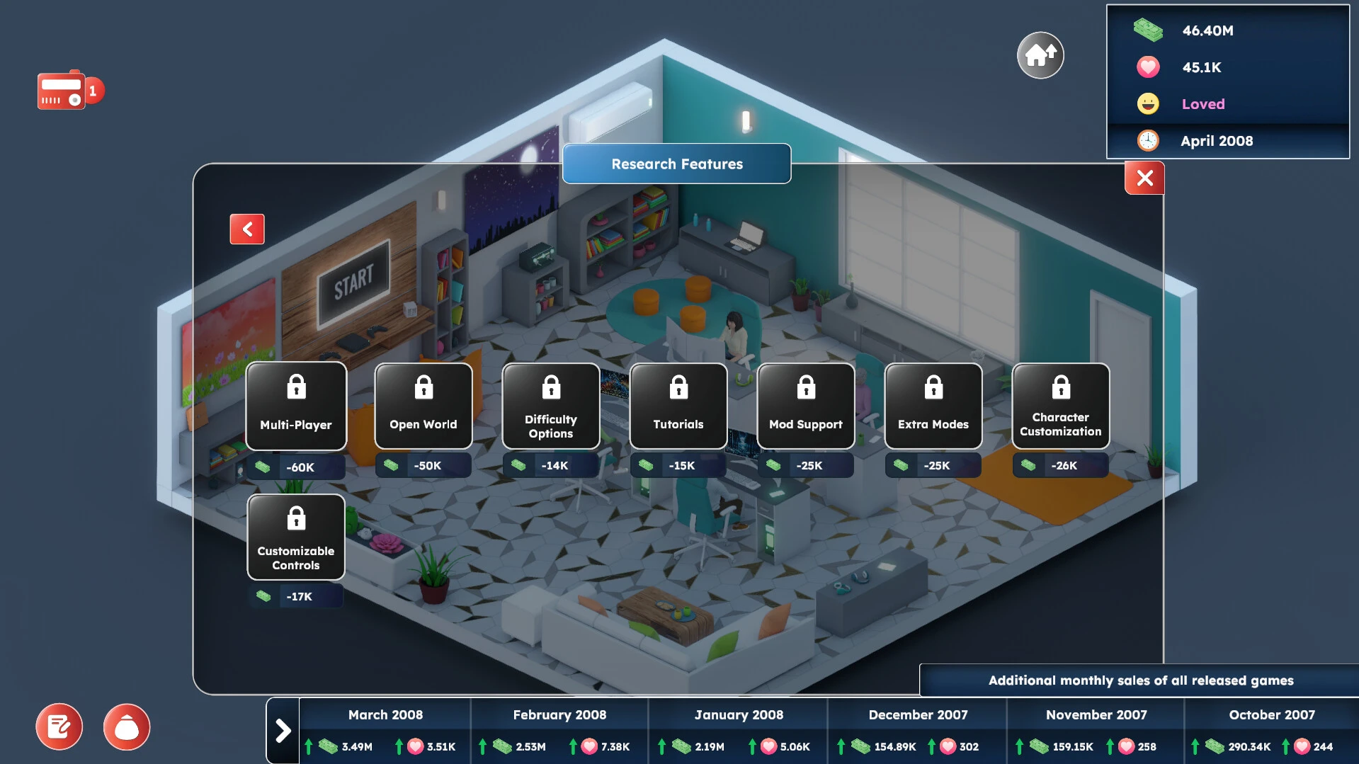 Game Builder Tycoon mac游戏 screenshot-1