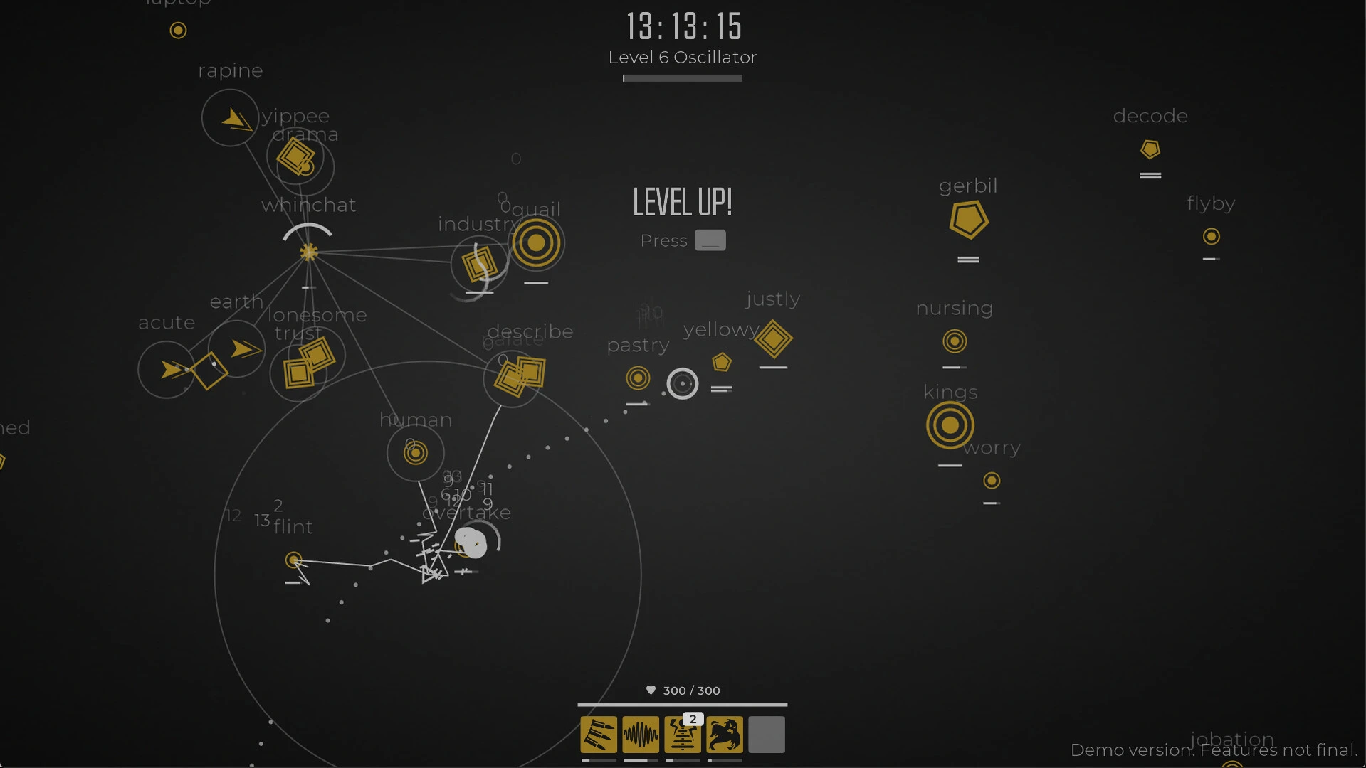 Glyphica: Typing Survival mac游戏 screenshot-2