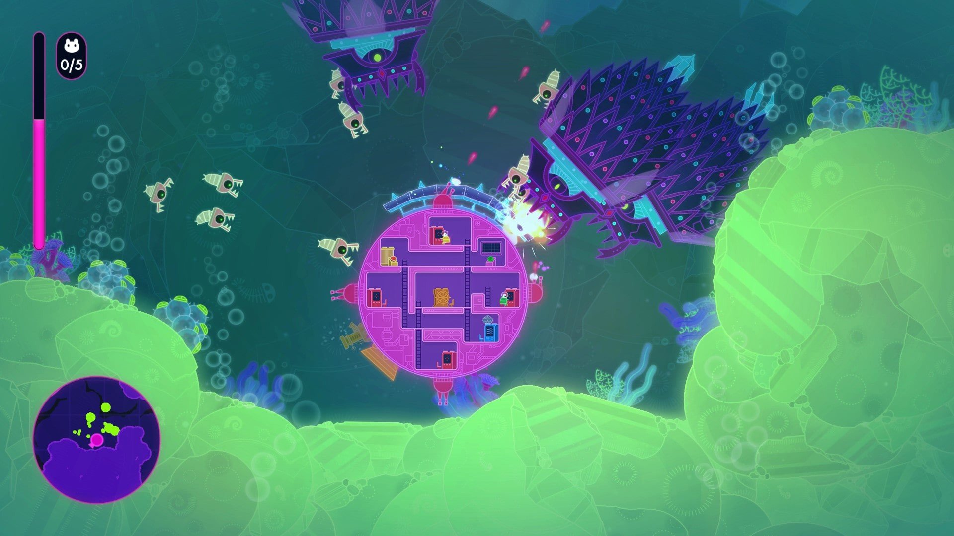 Lovers in a Dangerous Spacetime mac游戏 screenshot-2