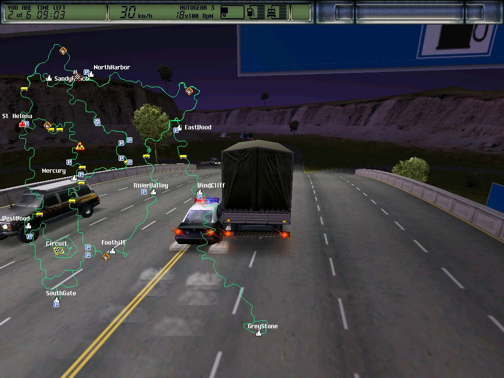 Дальнобойщики 2 (Hard Truck 2 - King of the Road) mac游戏 screenshot-3