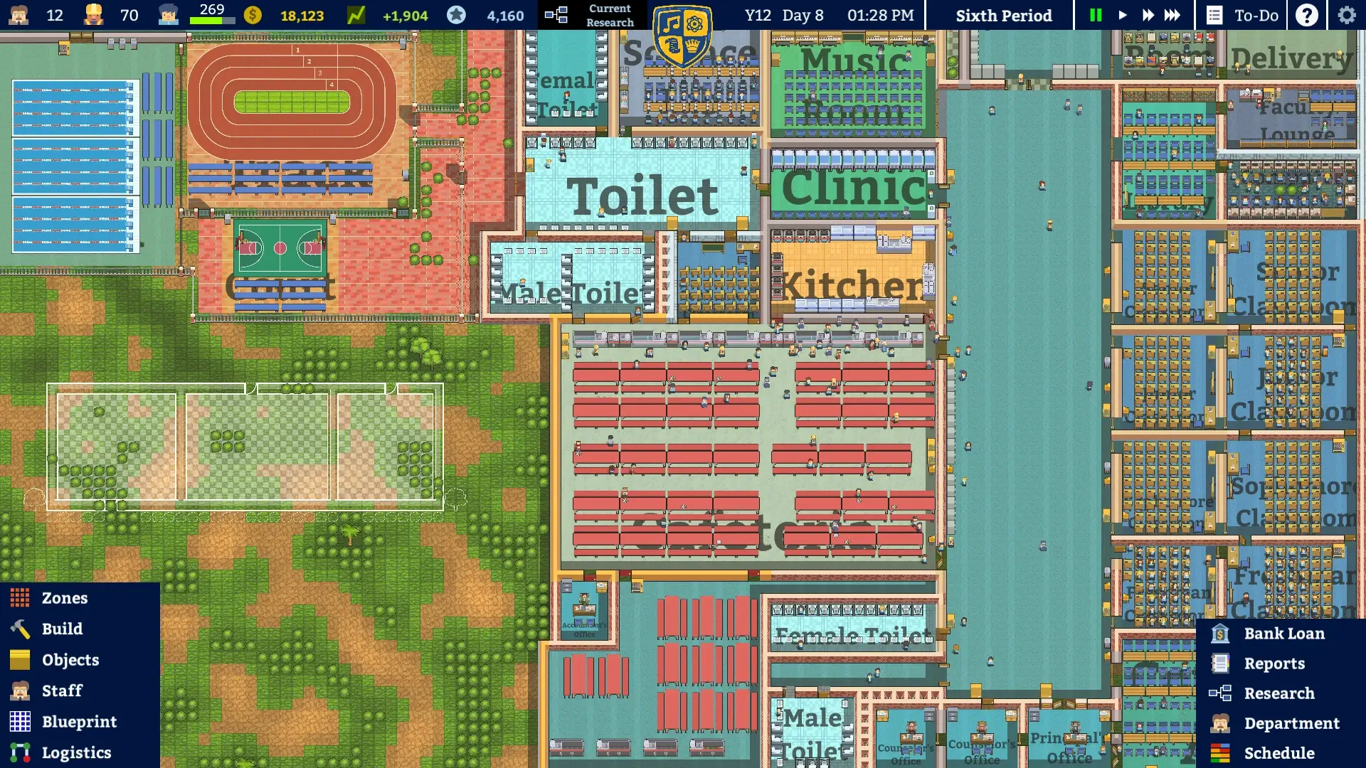 Academia : School Simulator mac游戏 screenshot-1