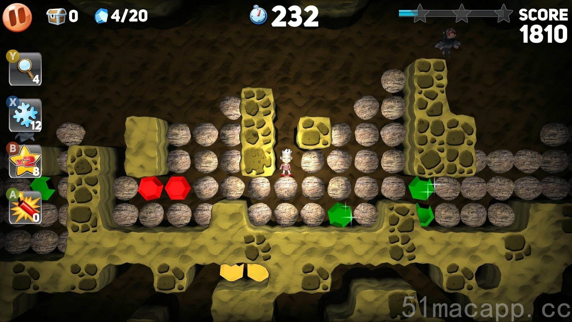 Boulder Dash Deluxe mac游戏 screenshot-2