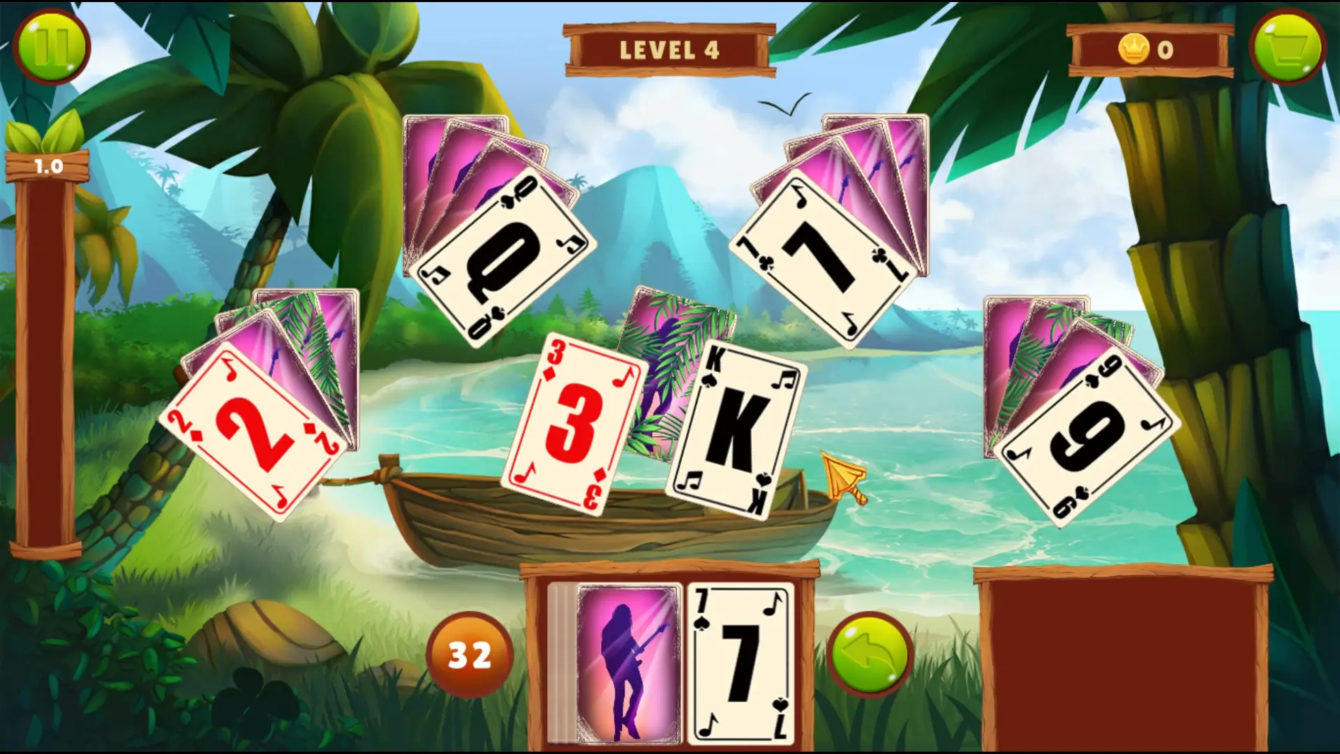 Musical Mystery of the Tropical Island Solitaire mac游戏 screenshot-0