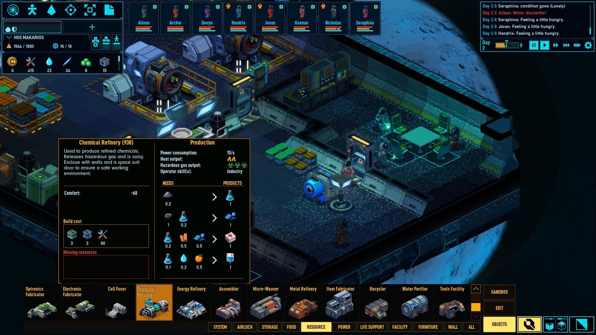 Space Haven mac游戏 screenshot-1