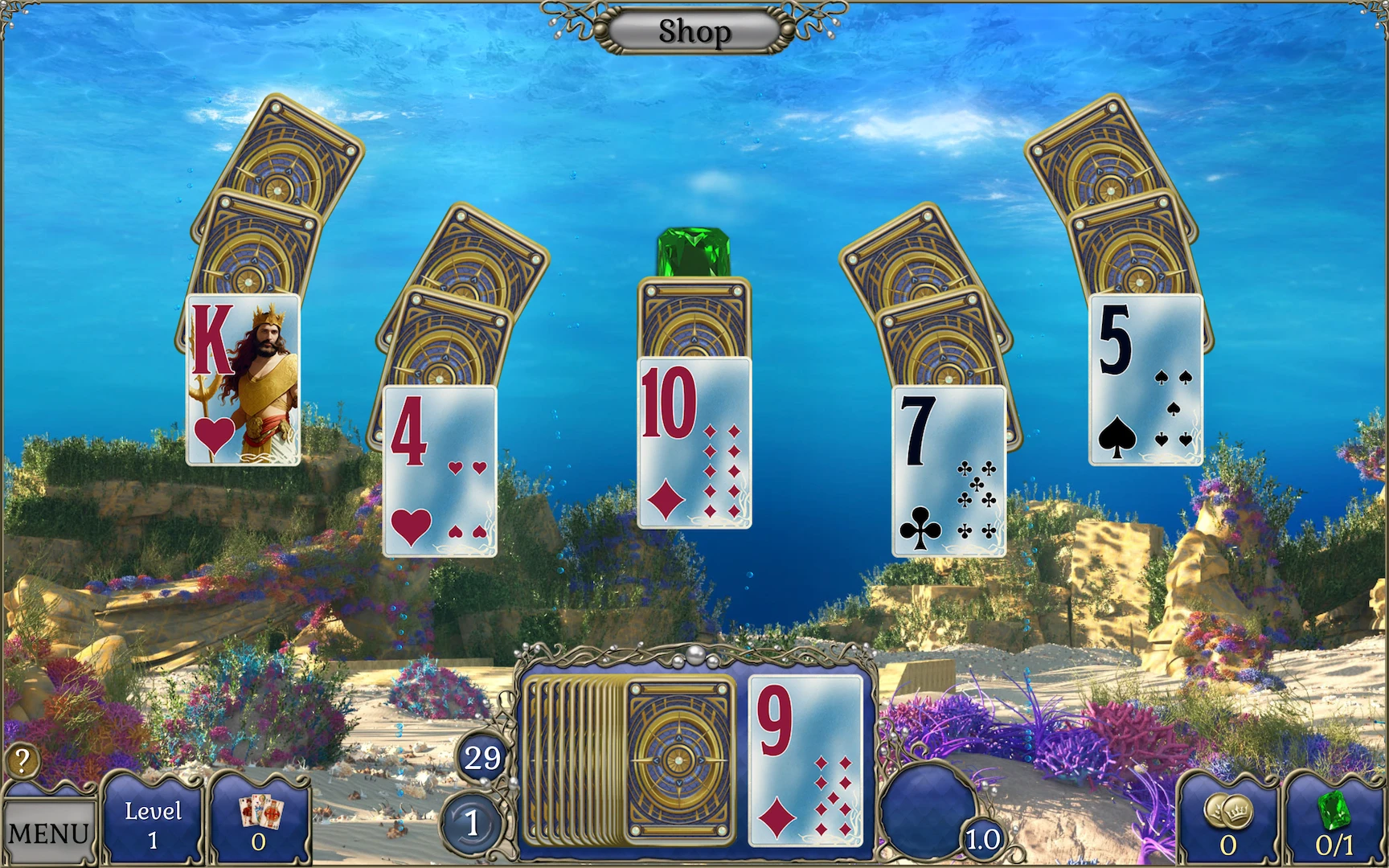Jewel Match Solitaire Atlantis 4 Collector's Edition mac游戏 screenshot-3