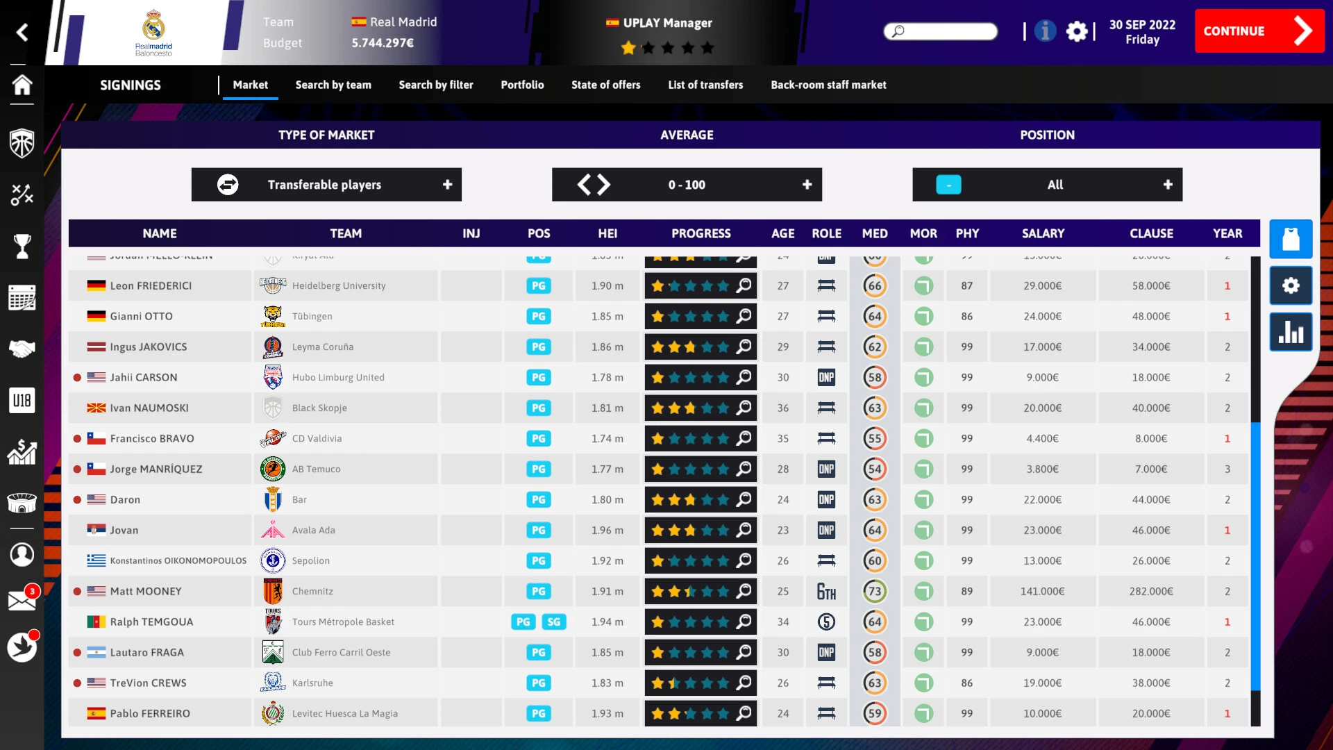 International Basketball Manager mac游戏 screenshot-2