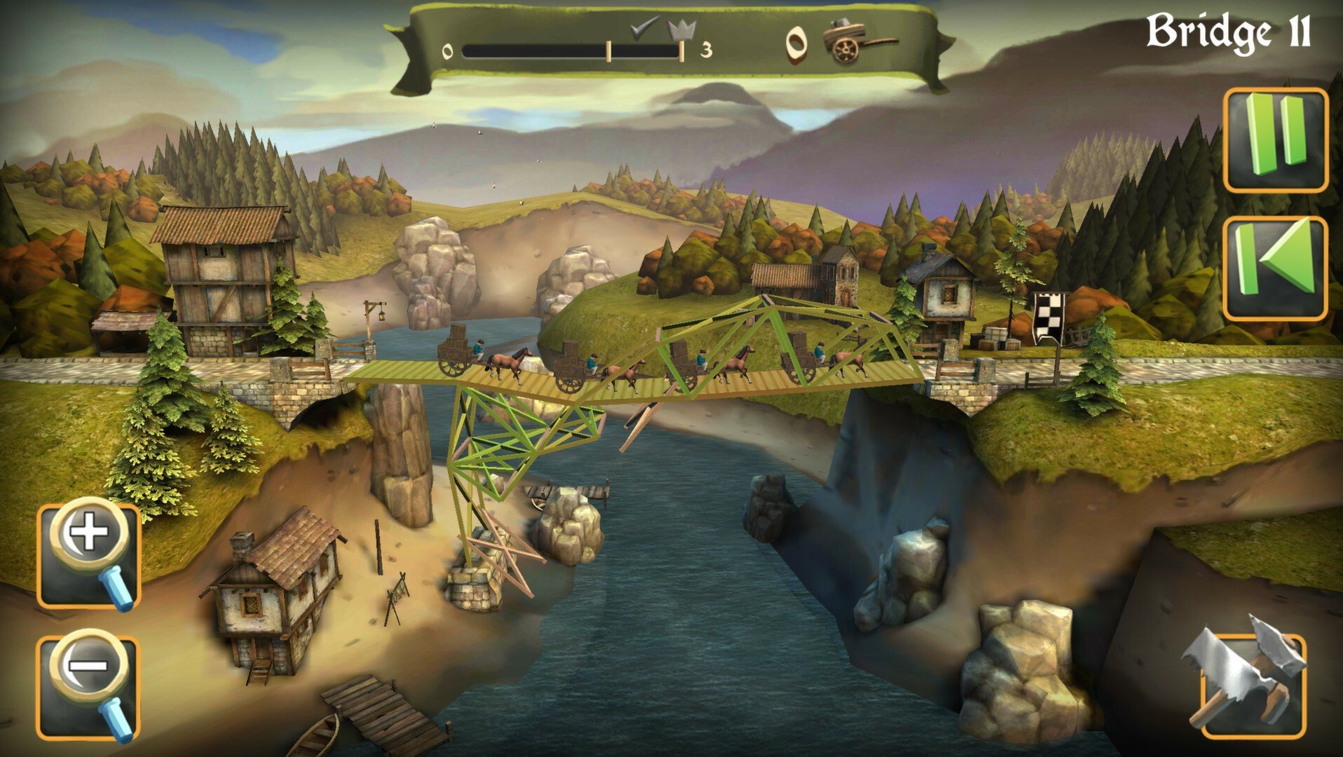 Bridge Constructor Medieval mac游戏 screenshot-0