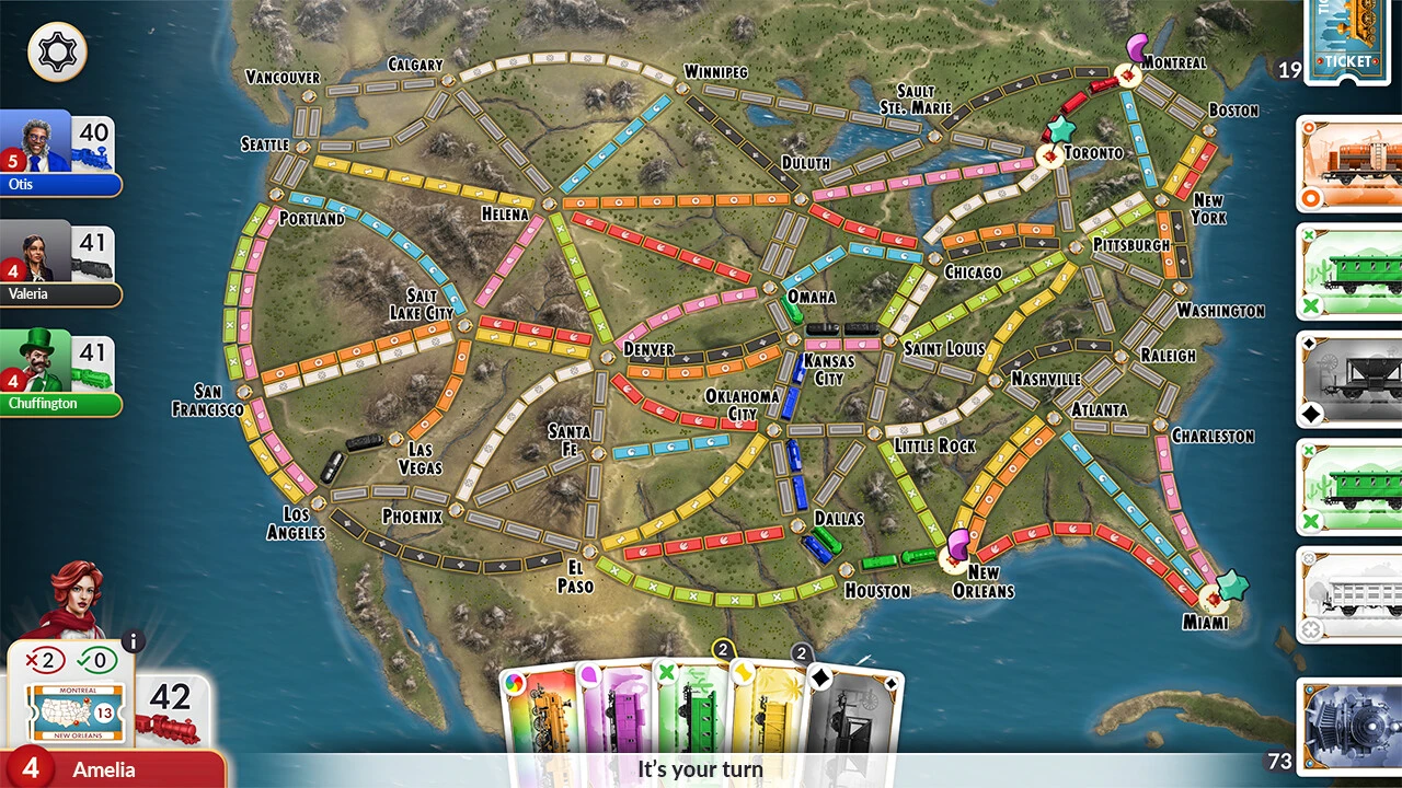Ticket to Ride mac游戏 screenshot-3