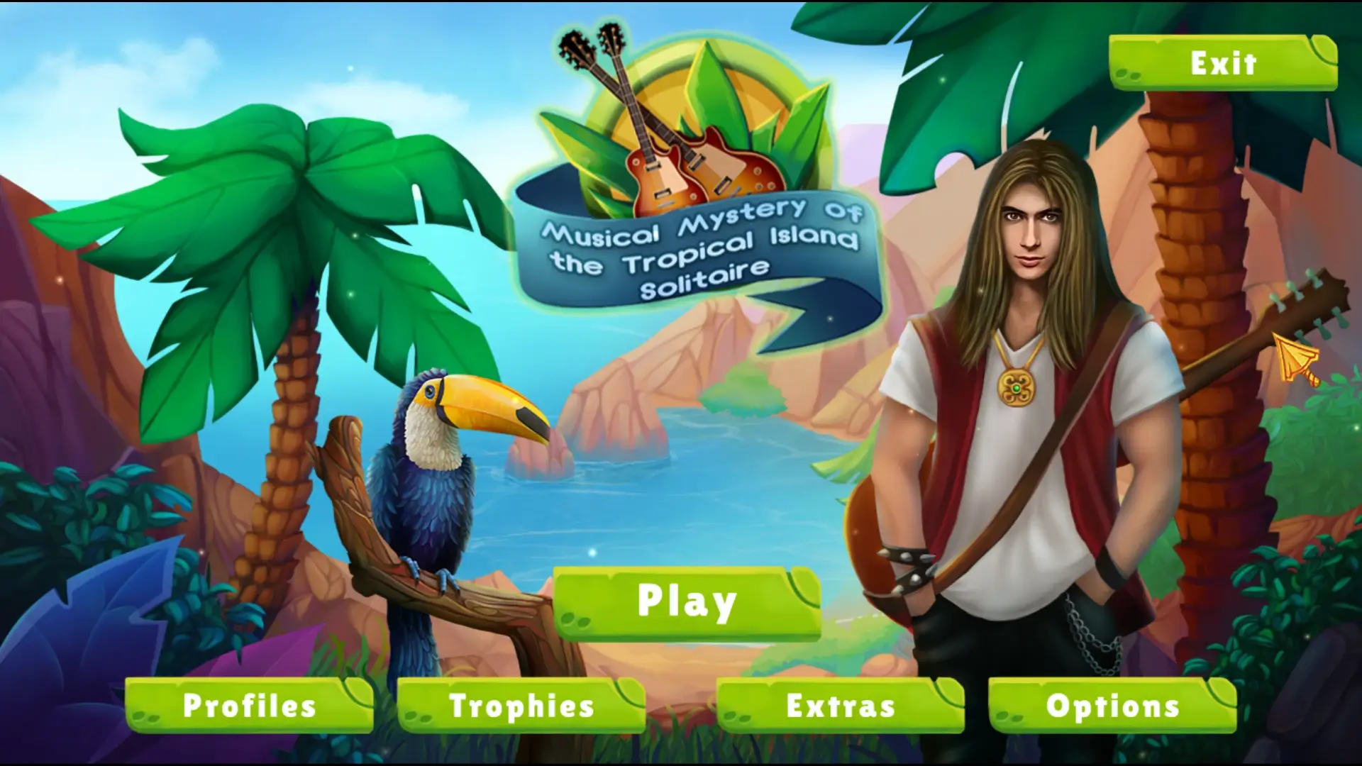 Musical Mystery of the Tropical Island Solitaire mac游戏 screenshot-4