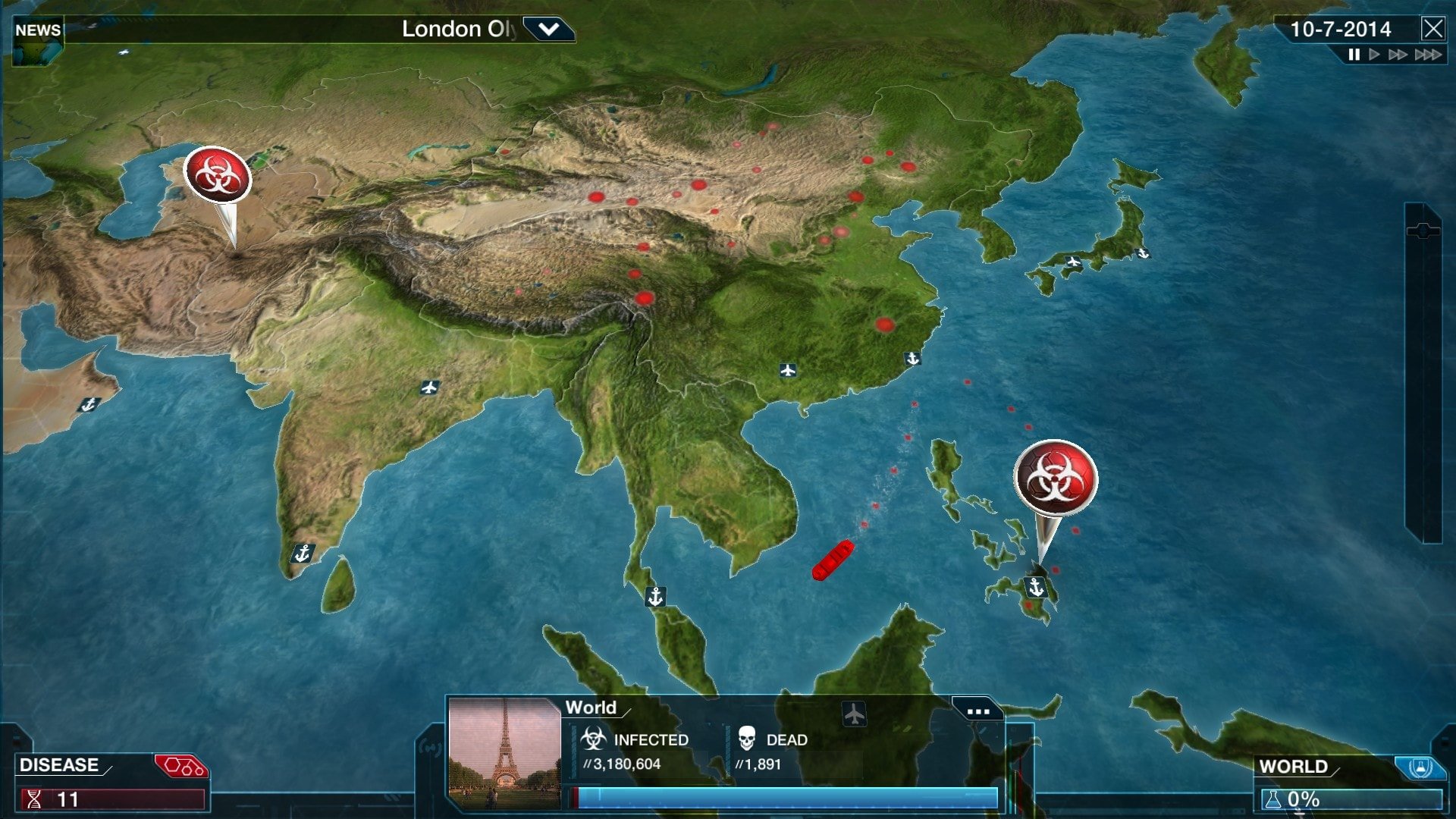 Plague Inc: Evolved mac游戏 screenshot-0