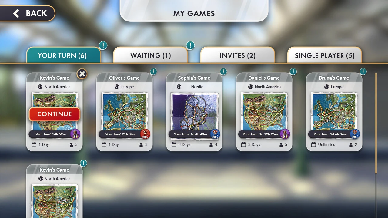 Ticket to Ride mac游戏 screenshot-2