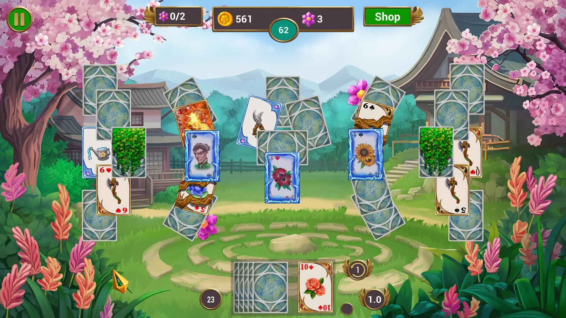 Solitaire Quest: Garden Story mac游戏 screenshot-2