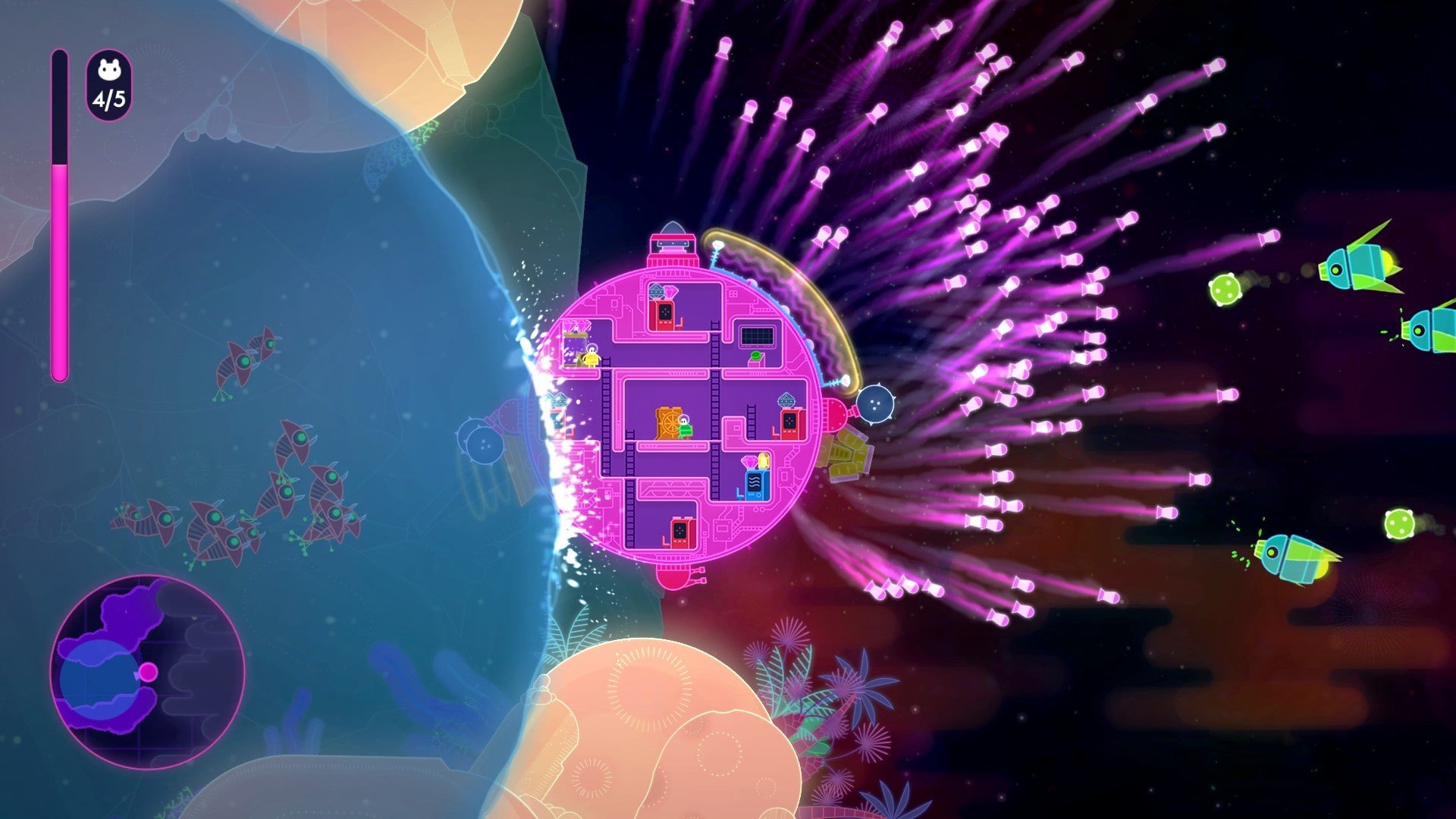 Lovers in a Dangerous Spacetime mac游戏 screenshot-1