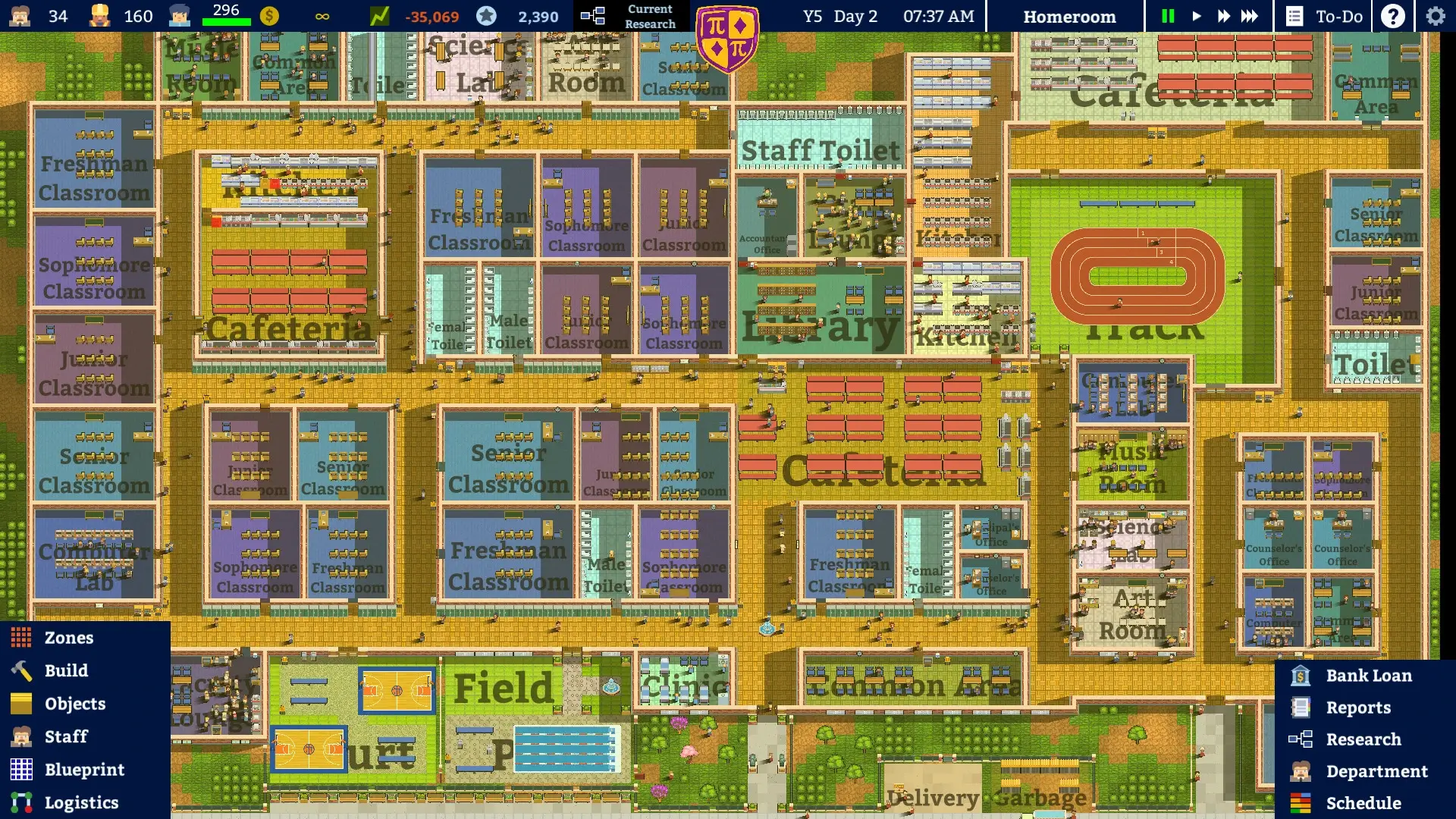 Academia : School Simulator mac游戏 screenshot-4