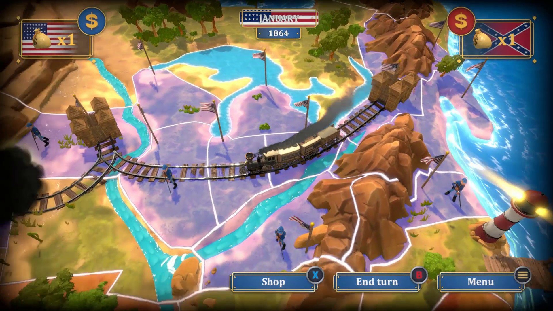 The Bluecoats: North & South mac游戏 screenshot-0